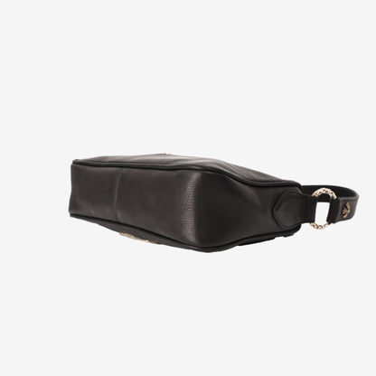 Chrome Hearts Chicken Nugget Bag in Black Leather with Silver Hardware