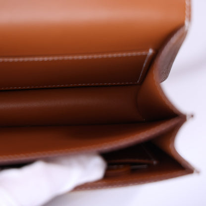 Hermès Constance 18 in Gold Epsom Leather with Gold Hardware interior view
