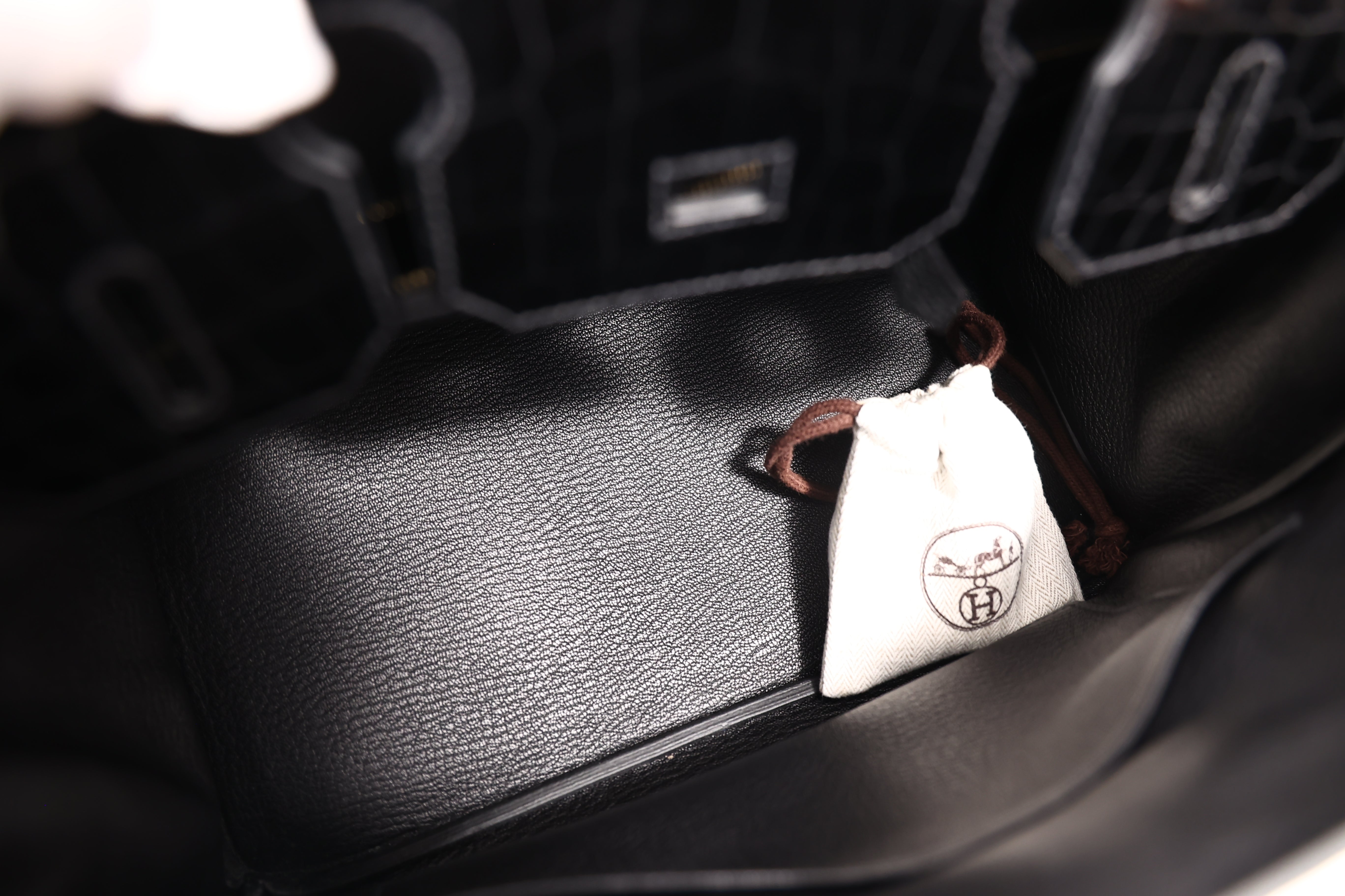 Hermès Birkin Touch 30 in Black Togo Leather with Shiny Crocodile
