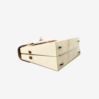 *RARE* Hermès Limited Edition Kellywood Perspective Cavalière Kelly 22 in Multicolour Mixed Leathers with Palladium-Plated Hardware