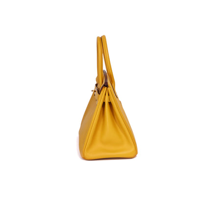 Hermès Birkin 30 in Jaune Ambre Epsom Leather with Gold Hardware (Contact to Enquire)