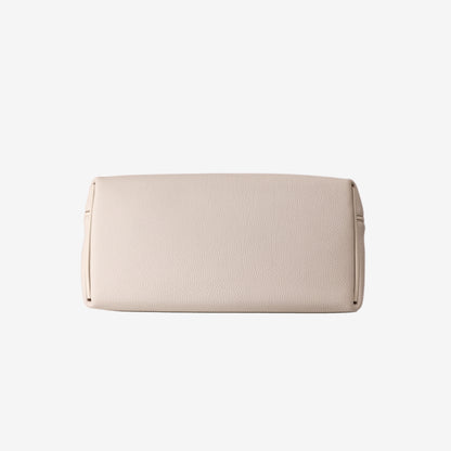 Hermès 24/24 35 in Béton Togo Leather/Alligator with Palladium-Plated Hardware