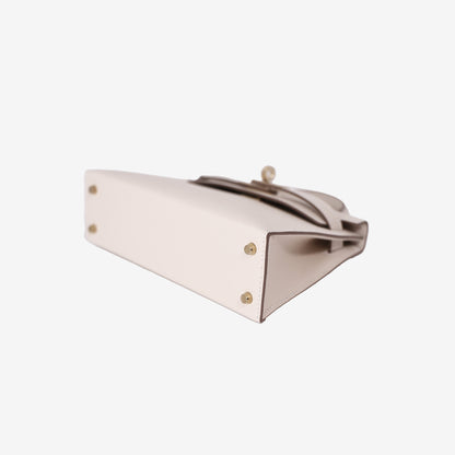 Hermès Mini Kelly 20 in Craie Epsom Leather with Gold Hardware (Contact to Enquire)