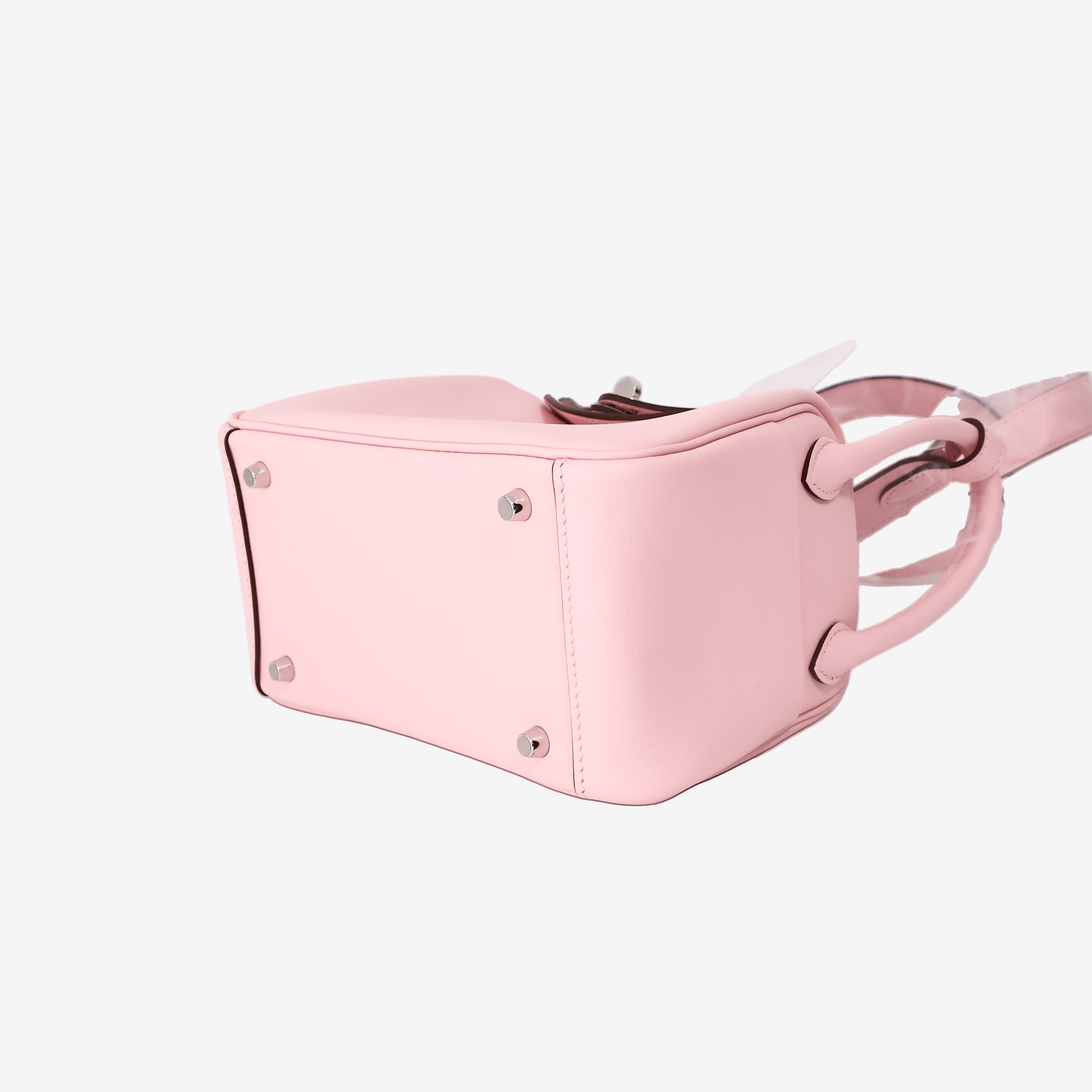 Hermès Mini Lindy Rose Sakura Swift PHW | SW3 Boutique – SW3 BOUTIQUE