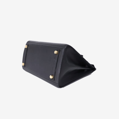 Hermès Birkin 25 in Noir Epsom Leather with Gold Hardware