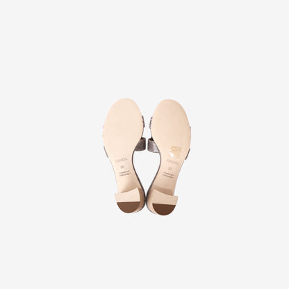 Hermès Oasis Sandals in Ombré Lizard Skin (Size 36)