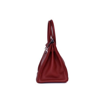 Hermès Birkin 30 in Rouge H Togo Leather with Palladium Hardware (Contact to Enquire)
