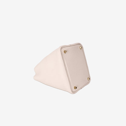 Hermès Picotin Lock 18 in Craie Clemence Leather with Gold Hardware