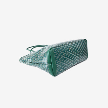 Goyard Saint Louis Tote Bag in Green Goyardine Canvas