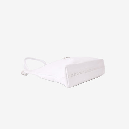 Chrome Hearts Viv Shoulder Bag in Black Calf Leather with Silver Hardware