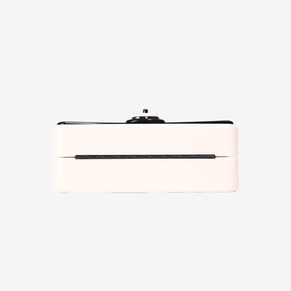 Chanel Plexiglass Coco Bag in Black and White Acrylic with Black Hardware