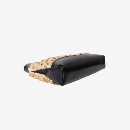 Chanel 31 Mini Tote in Leopard-Print Calf Hair with Lambskin Leather and Gold Hardware