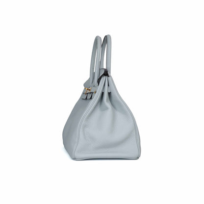 Hermès Birkin 35 in Bleu Pale Togo Leather with Gold Hardware (Contact to Enquire)