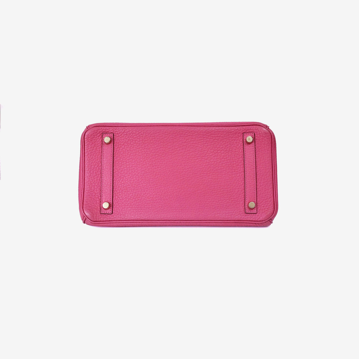 Hermès Birkin 30 in Rose Pourpre Togo Leather with Gold Hardware bottom view