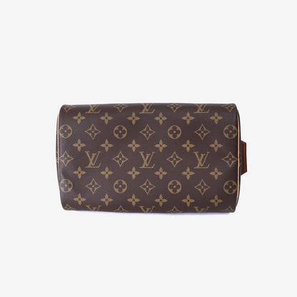 Louis Vuitton Toilet Dopp Kit Pouch in Brown Monogram Coated Canvas/Cowhide Leather