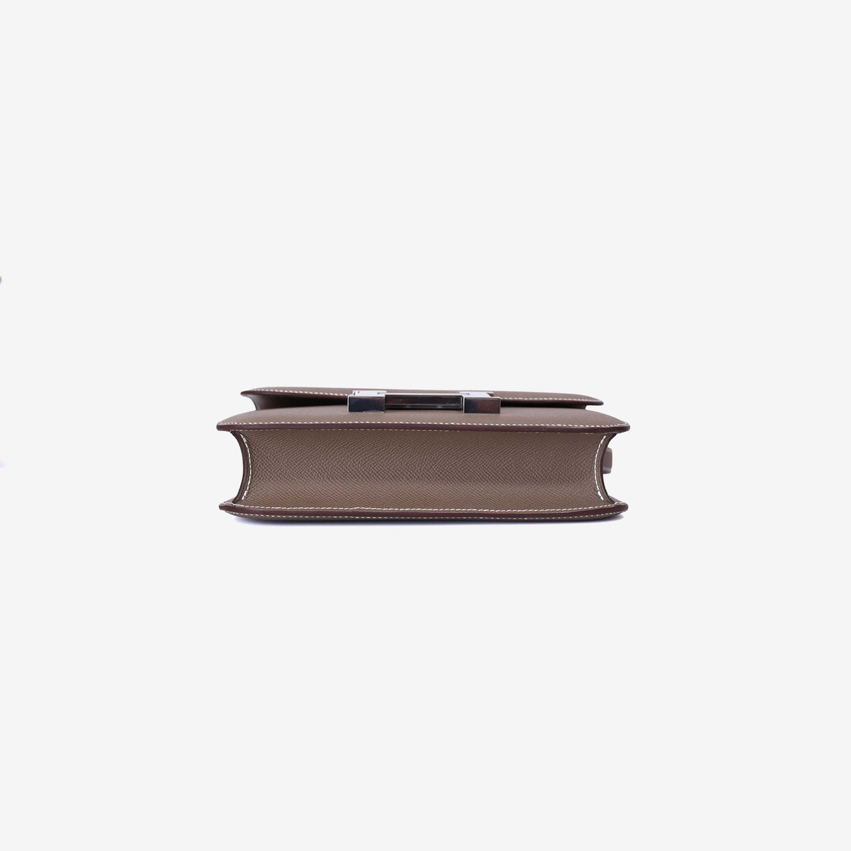 Hermès Constance 24 in Etoupe Epsom Leather with Palladium Hardware bottom view