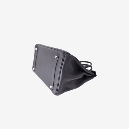 Hermès Birkin 35 in Noir Clemence Leather with Palladium Hardware