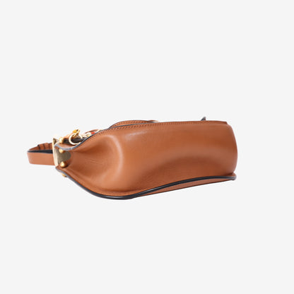 Chloé Hudson Small Fringe Shoulder Bag in Multicolour with Gold Hardware