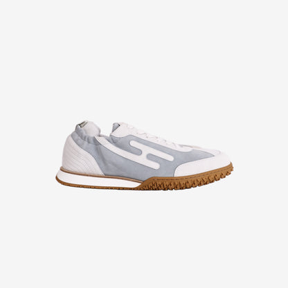 Hermès Jet Sneakers in Gris Nuage and Blanc Suede (Size 43)