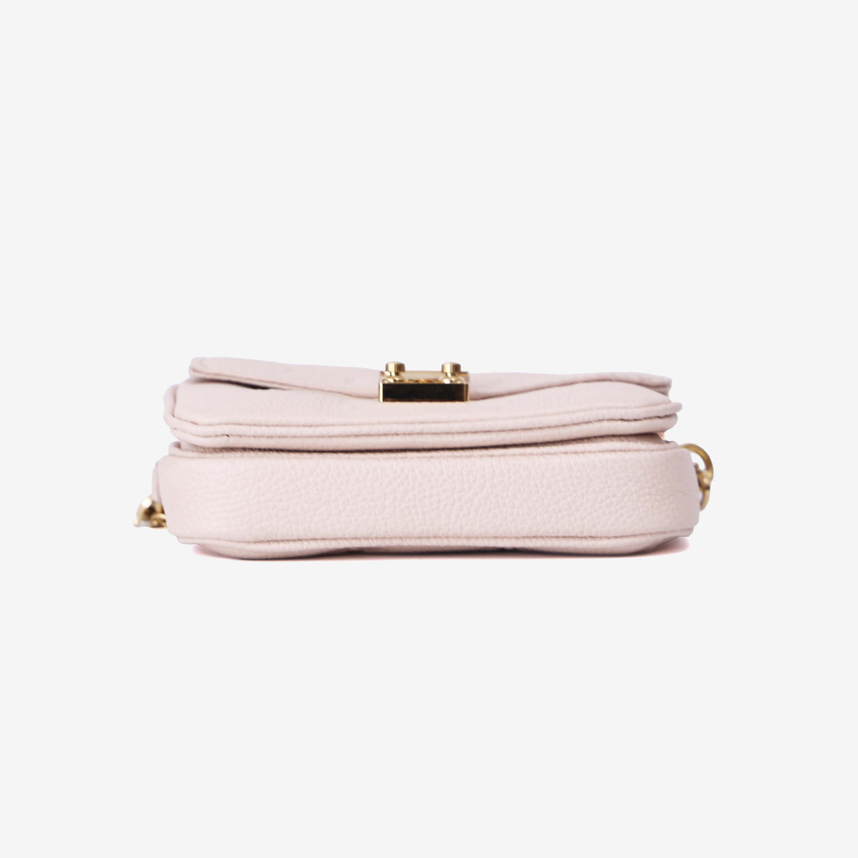 Louis Vuitton Micro Métis in Beige Calfskin Leather with Gold Hardware bottom view