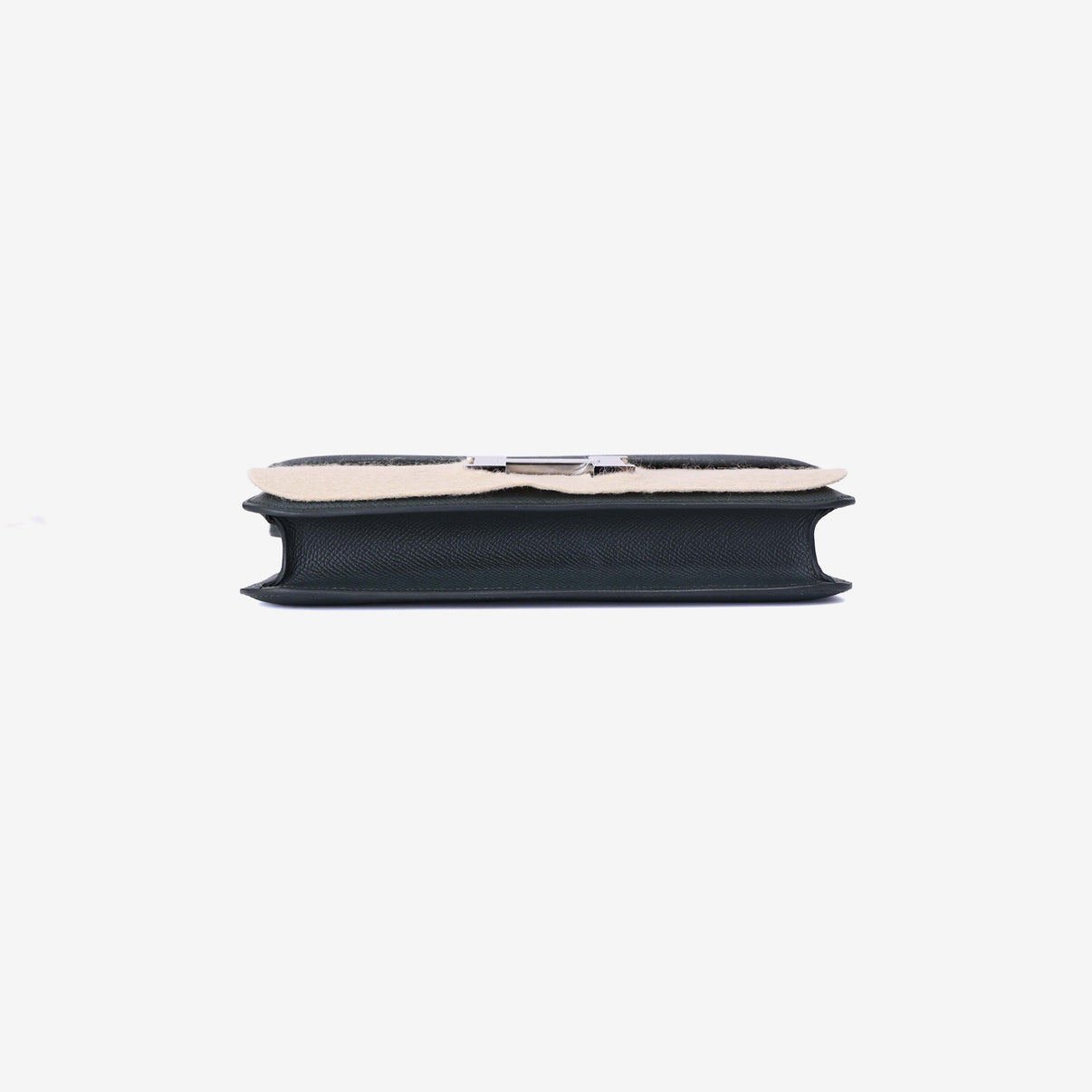 Hermès Constance Elan in Vert Mangrove Epsom Leather with Palladium Hardware bottom view