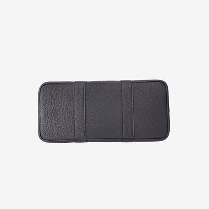 Hermès Garden Party 30 in Navy Blue Toile Canvas with Palladium Hardware