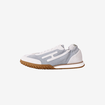 Hermès Jet Sneakers in Gris Nuage and Blanc Suede (Size 43)