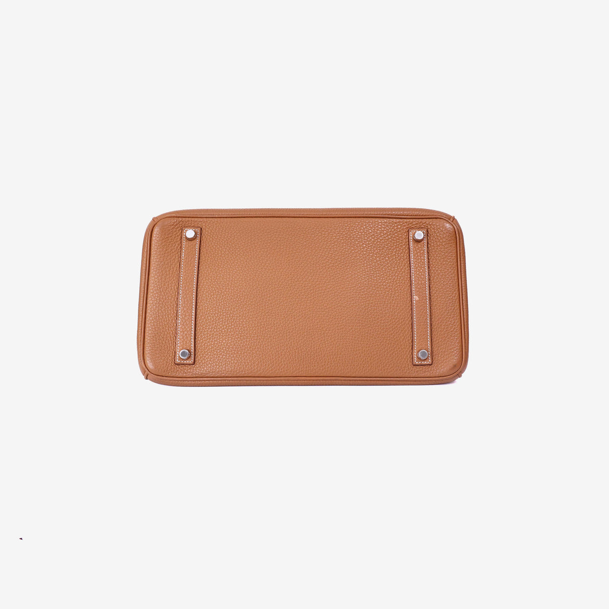 Hermès Birkin 35 in Gold Togo Leather with Palladium Hardware bottom view