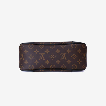 Louis Vuitton Boulogne PM Bag in Brown Monogram Canvas bottom view