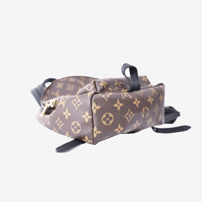 Louis Vuitton Palm Springs Backpack in Brown Monogram Coated Canvas with Gold Hardware