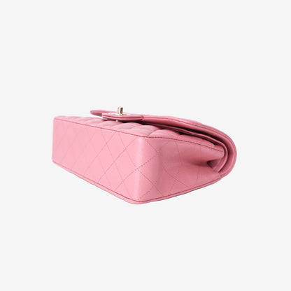 Chanel Classic Small Flap Bag in Pink Caviar Leather with Gold Hardware