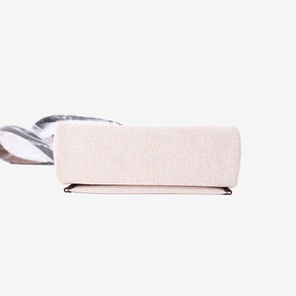 Hermès Mini Herbag Zip 20 in Ebene Vache Hunter Leather and Ecru Toile Canvas with Gold-Plated Hardware