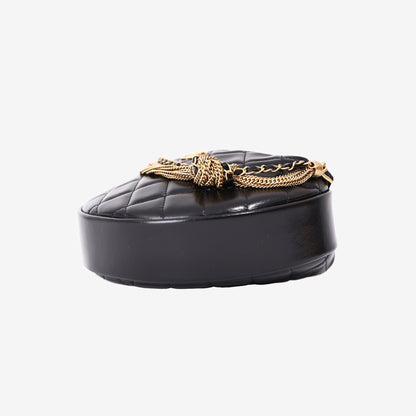 Chanel Mini Bow Hobo Pouch Handbag in Black Lambskin Leather with Gold Hardware (Contact to Enquire)