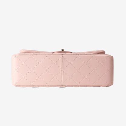 Chanel Classic Flap Jumbo in Pink Lambskin Leather with Gold Hardware
