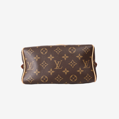 Louis Vuitton Speedy 20 in Brown Monogram Coated Canvas with Gold Hardware