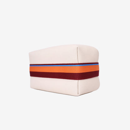 Hermès Bride-a-Brac H Pavillon Case in Naturel Cotton Canvas bottom side view
