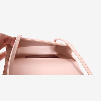 Chanel Preppy Mini Flap Bag by Matthieu Blazy in Pink Caviar Leather with Gold Hardware