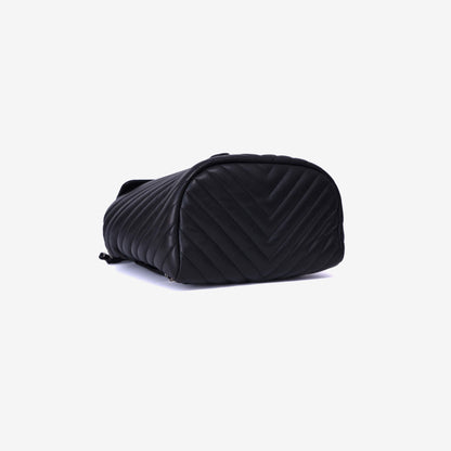 Chanel Urban Spirit Backpack in Black Lambskin Leather