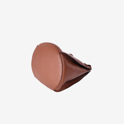 Celine Big Bag Bucket in Tan Smooth Calfskin Leather with Silver Hardware