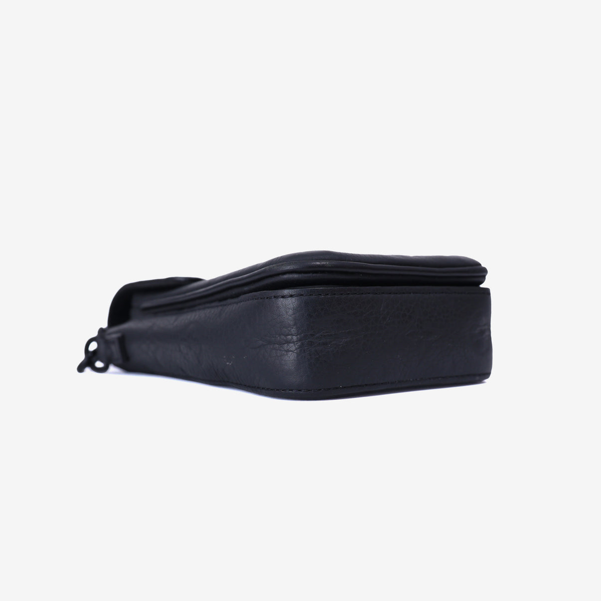 Louis Vuitton S-Lock Vertical Wearable Wallet Bag in Black Monogram Empreinte Coated Canvas with Cowhide Leather Trim bottom side view