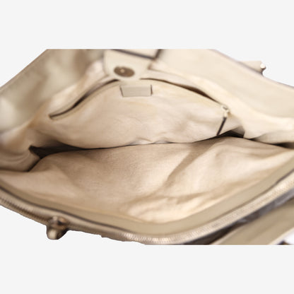 Gucci GG Canvas Sukey Tote Bag in Beige Brown GG Canvas with Gold Hardware
