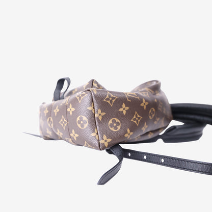 Louis Vuitton Palm Springs Backpack in Brown Monogram Coated Canvas with Gold Hardware
