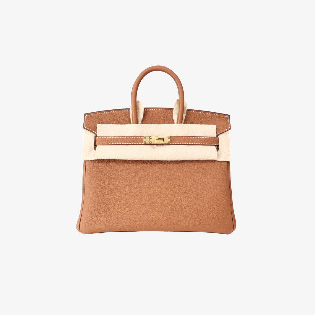 Hermès Birkin 25 in Gold Togo Leather with Gold Hardware