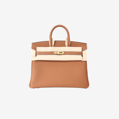 Hermès Birkin 25 in Gold Togo Leather with Gold Hardware (Contact to Enquiry)