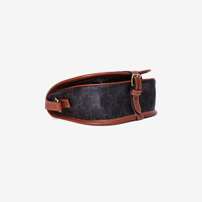 Celine Medium Folco Bag Triomphe Canvas Calfskin (Contact to Enquire)