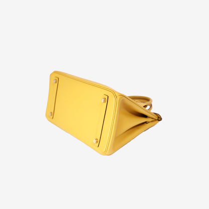 Hermès Birkin 30 in Yellow Epsom Leather with Gold Hardware