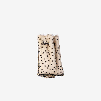 Chanel Pony Hair Cheetah Printed CC Chain Bucket Bag in Beige Pony Hair with Gold Hardware (Contact to Enquire)
