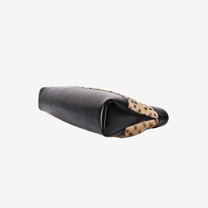 Chanel 26A Shopping Bag in Leopard-Print Calf Hair with Lambskin Leather and Gold Hardware