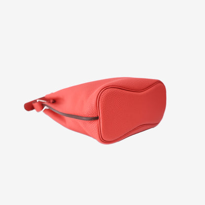 Hermès So Kelly 26 Shoulder Bag in Rouge Togo Leather with Palladium Hardware