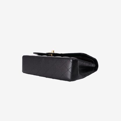 Chanel Medium Classic Flap Bag in Black Caviar Leather with Gold Hardware